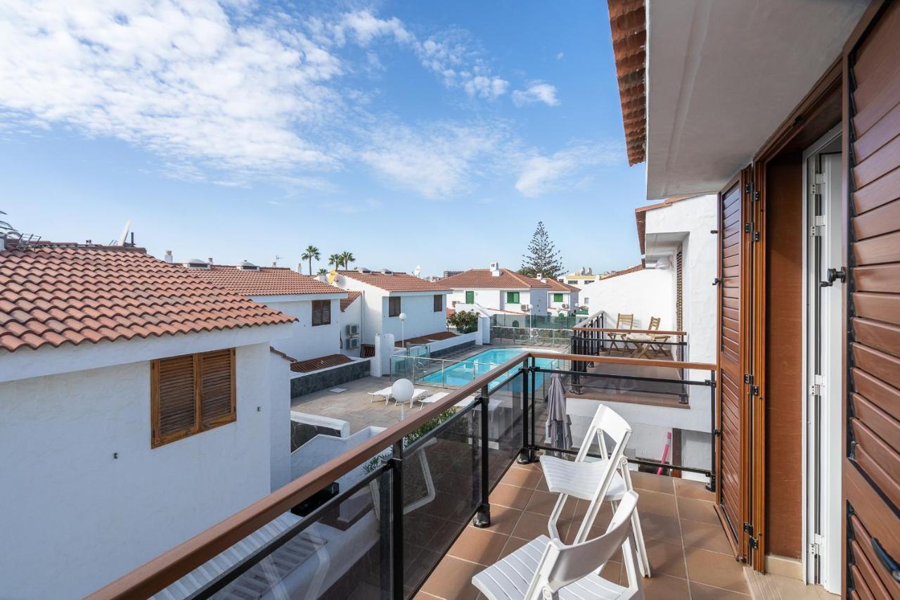 Bonito Bungalow Con Piscina Junto A La Playa San Bartolome Bagian luar foto